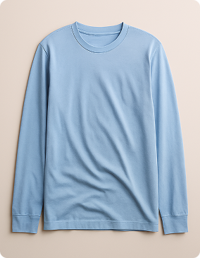 Round Neck Full Sleeves T-Shirt